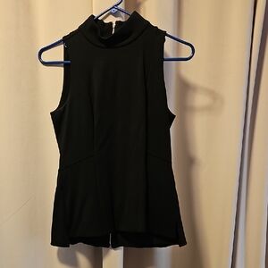 White House Black Market Black Sleeveless Blouse